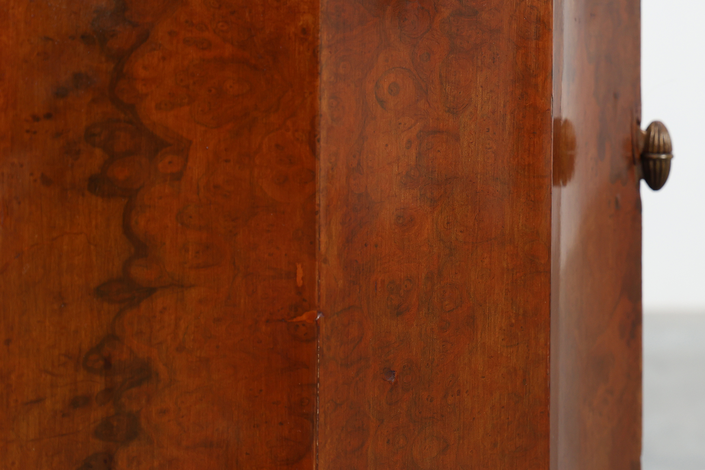 Pair of 2 Walnut Italian Art Deco Nightstands, Italy 1920thumbnail